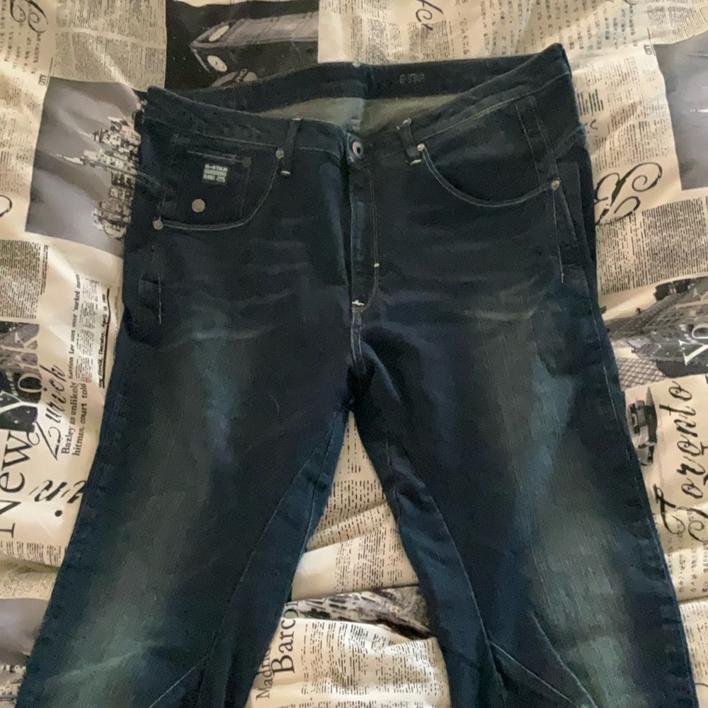 G-Star Dark Blue Denim Jeans